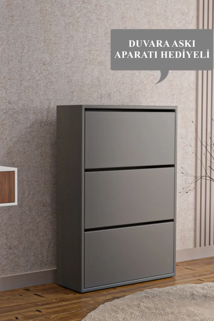 [Z50VZY2111078ATAT] AE-1078 VİZYON ANTRASİT AYAKKABILIK