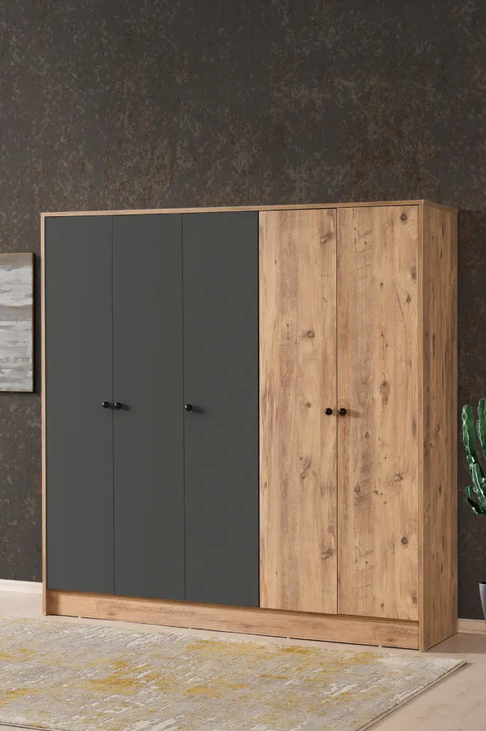 [Z50DVA1003059AÇAT] AE-3059 DİVA ÇAM/ANTRASİT GARDIROP