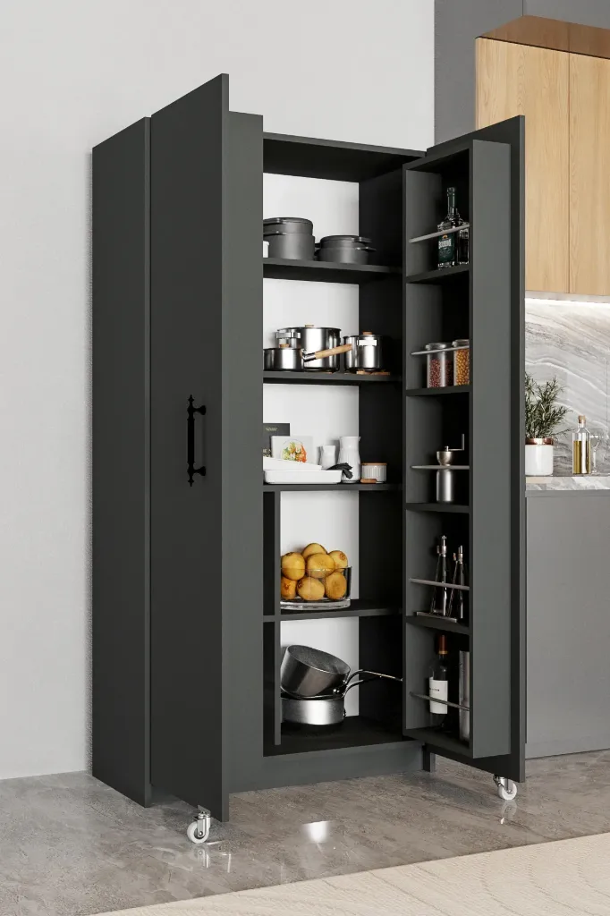 [Z50VZR1003035ATAT] 3035-Vezi̇R Ki̇Ler Dolap Antrasit