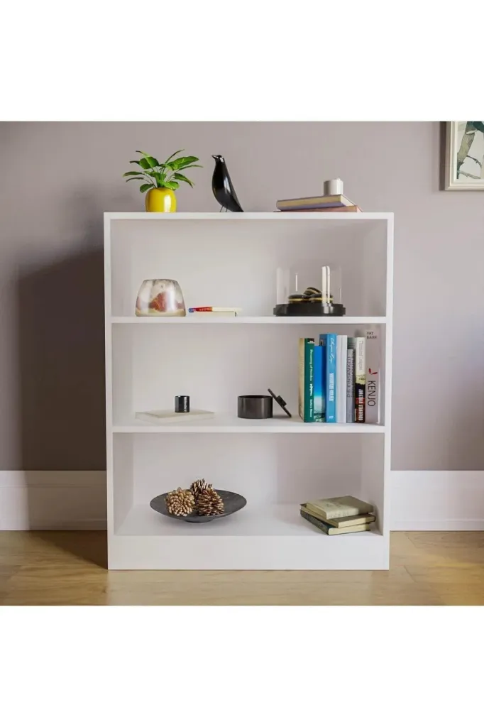 8001-Vito Kitaplık Beyaz