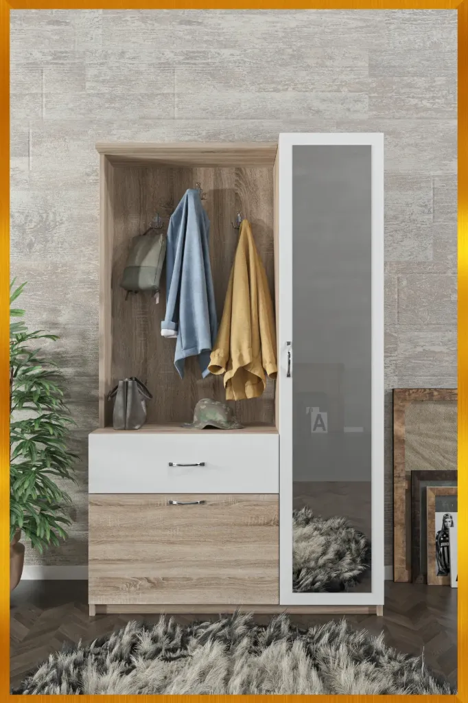 [Z50RNA2103042SMBY] 3042-Rei̇Na Vesti̇Yer 2 Kapak 1 Çekmeceli̇ Sonomo