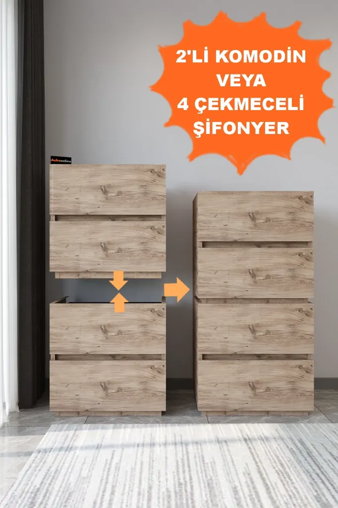 2034-GALATA KOMODİN Çam