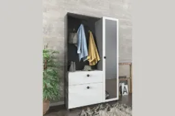 3042-Rei̇Na Vesti̇Yer 2 Kapak 1 Çekmeceli̇ Antrasit