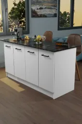 2040-Vera Mutfak Adasi Siyah Mermer